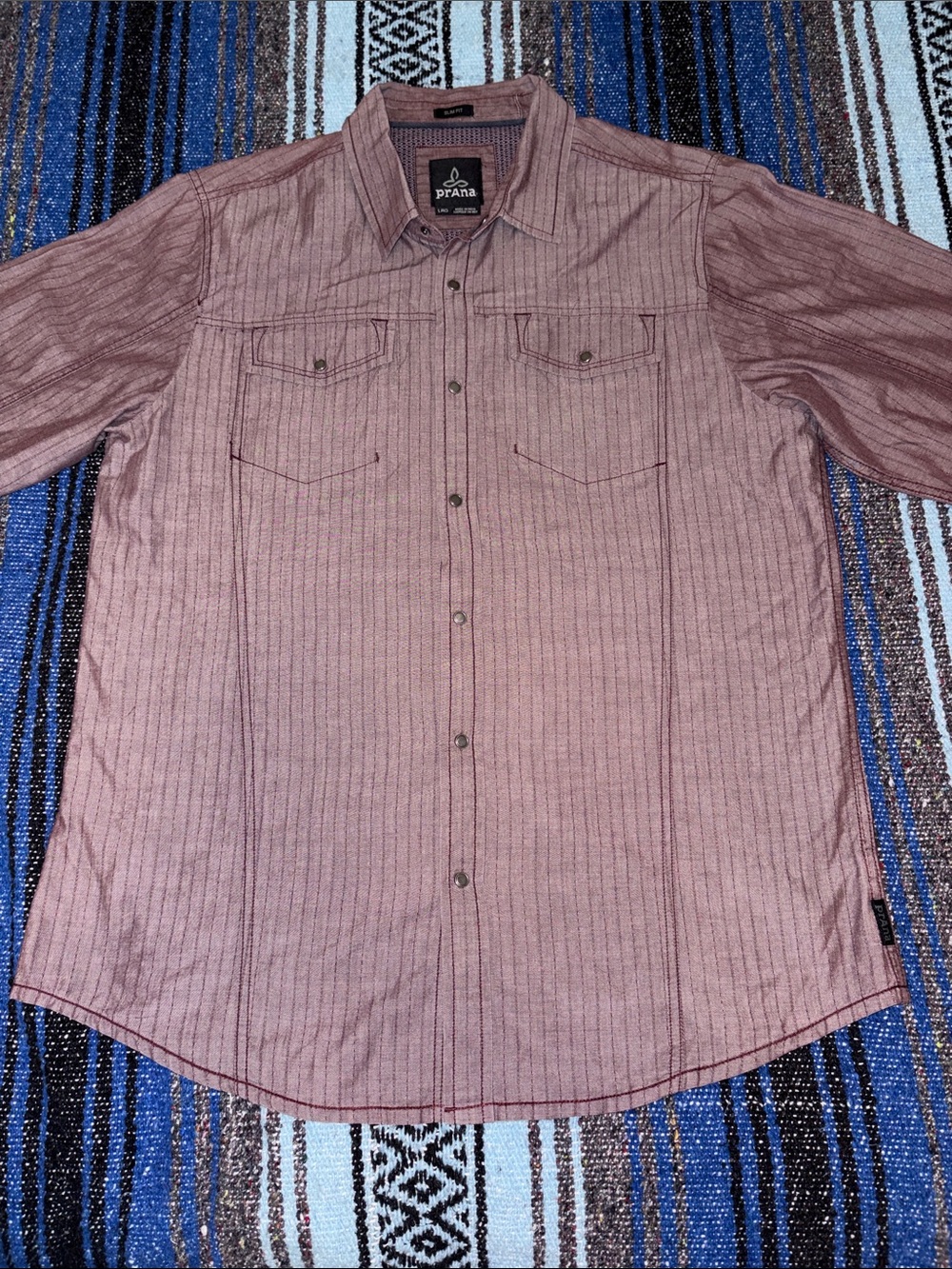 Prana Long-sleeve Metal Snaps Shirt